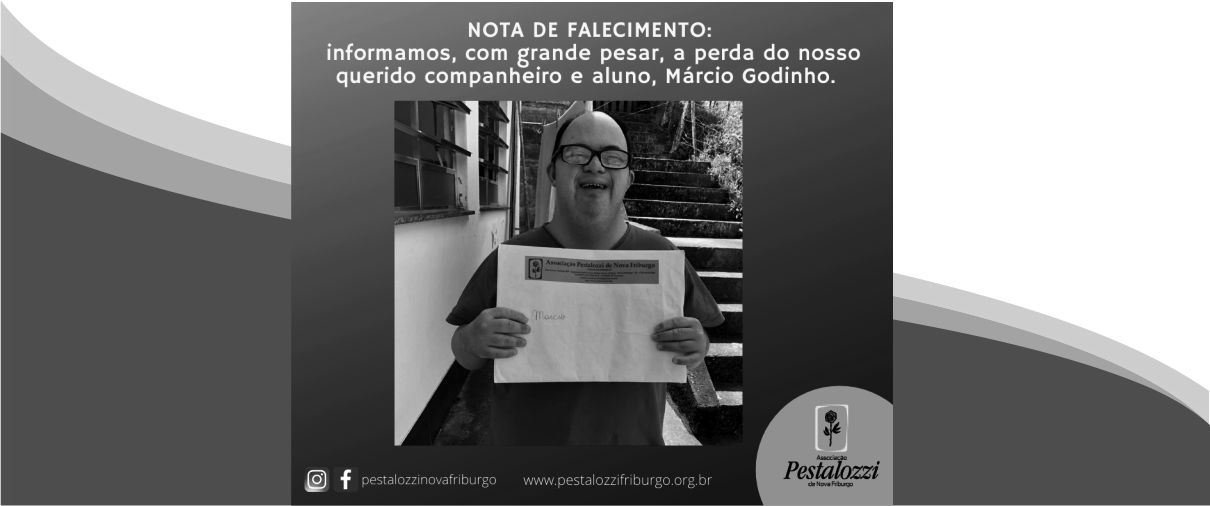 Márcio Godinho atendido da Pestalozzi Nova Friburgo.